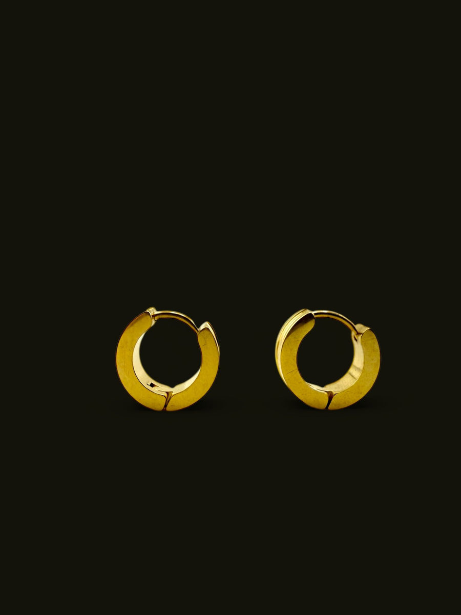 Creolen 3er Linie Gold