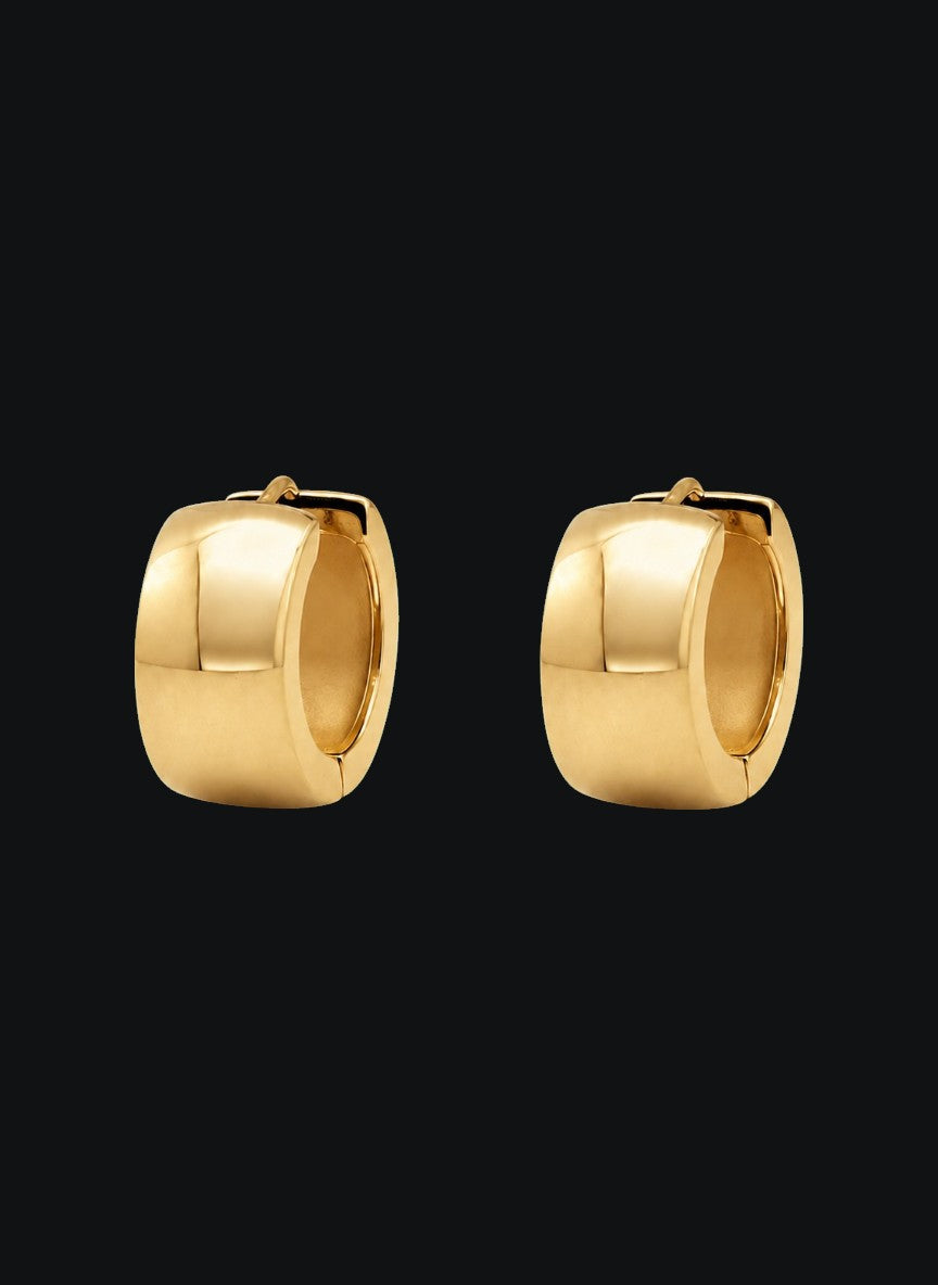 Creolen Doppellinie Gold