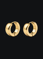 Creolen Doppellinie Gold – Ansicht 2