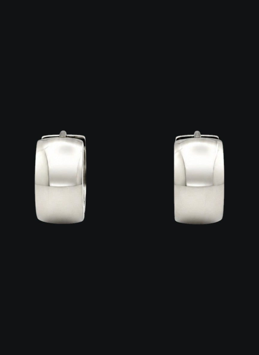 Creolen Doppellinie Silber
