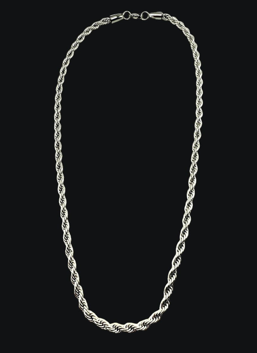 Kordelkette Silber 3mm – Bild 4