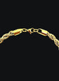 Kordelkette Gold 4mm – Ansicht 4