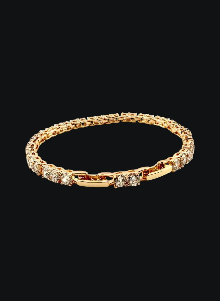Tennisarmband Roségold Zirkonia 5A – Bild 4